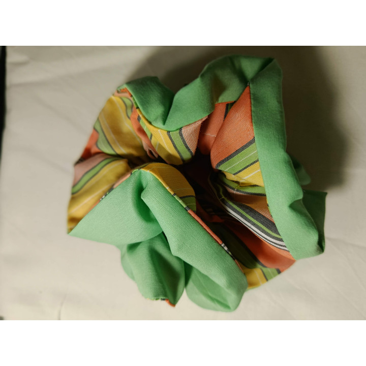 Coletero Dúo Citrus Verde | Verde manzana y rayas multicolor